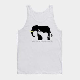 Save the African Elephants Tank Top